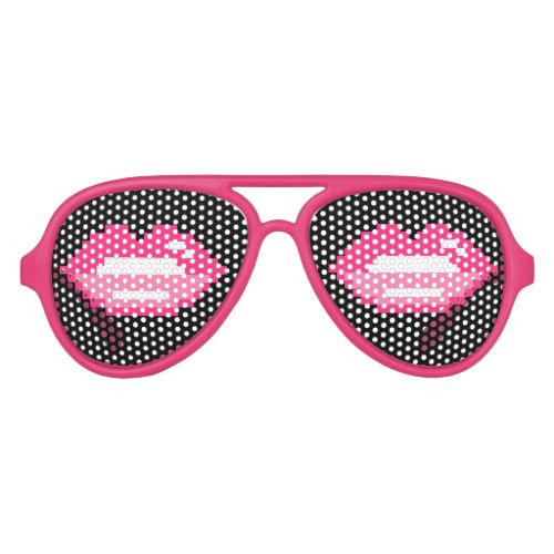 Pink lips party shades  kissy kiss sunglasses