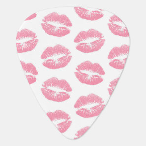 Pink Lips, Pattern Of Lips, Pink Lipstick, Kiss Guitar Pick