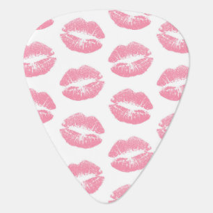 Pink Lips, Pattern Of Lips, Pink Lipstick, Kiss Guitar Pick