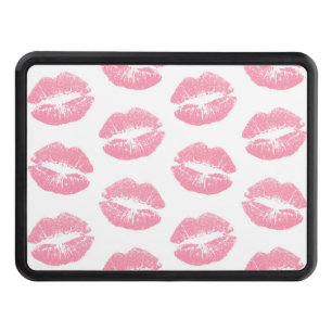 Pink Lips, Pattern Of Lips, Pink Lipstick, Kiss Hitch Cover