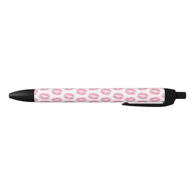 Pink Lips, Pattern Of Lips, Pink Lipstick, Kiss Pen (Bottom)