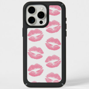 Pink Lips, Pattern Of Lips, Pink Lipstick, Kiss iPhone 15 Pro Max Case