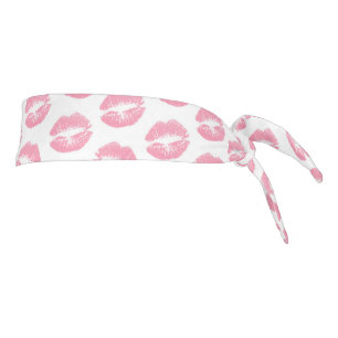 Pink Lips, Pattern Of Lips, Pink Lipstick, Kiss Tie Headband