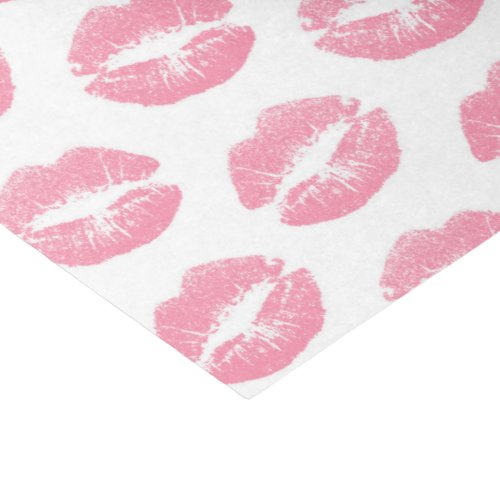 Pink Lips Pattern Of Lips Pink Lipstick Kiss Tissue Paper