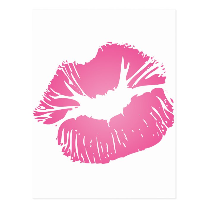 Pink LIps Post Cards