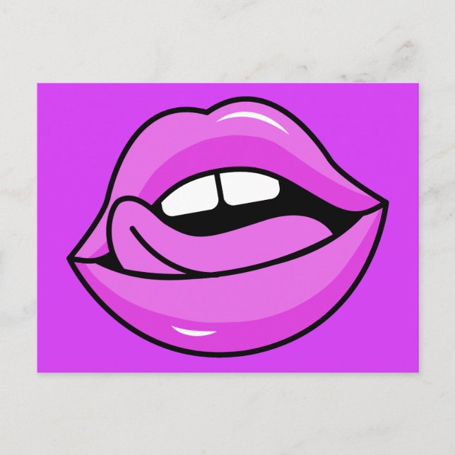 Pink Lips postcard (Front)