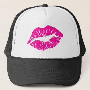 Pink Lips Trucker Hat