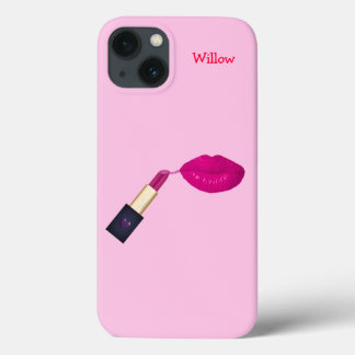 Pink Lipstick iPhone 13 Case