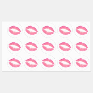 Pink Lipstick Labels