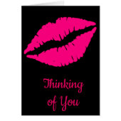Pink lipstick valentine pop art (Front)