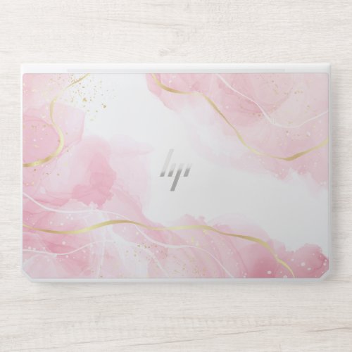Pink Liquid Watercolor MarbleHP EliteBook 1050 G1 HP Laptop Skin