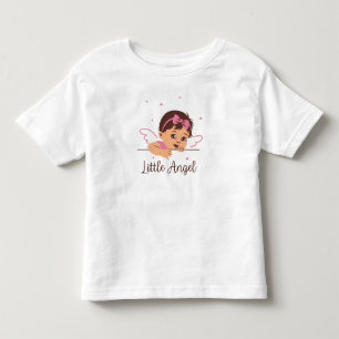 Pink Little Angel Wings Cute Baby Girl Toddler T-shirt