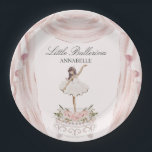Pink Little Ballerina Baby Shower or Birthday Paper Plates<br><div class="desc">Dance and twirl on over as we celebrate our Little Ballerina! Make your party planning a breeze and let the beauty of ballet take center stage with our easy-to-style Ballet Party Decor Collection! This graceful Ballerina Party Collection,  will transform your celebration into an enchanted dance performance of pastel perfection.</div>