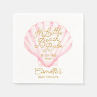 Pink Little Beach Babe Baby Shower