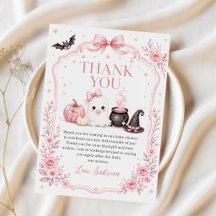 Pink Little Boo Halloween Baby Shower