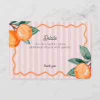 Pink Little Cutie Pastel Citrus Details Insert
