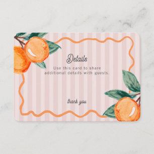 Pink Little Cutie Pastel Citrus Details Insert