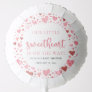 Pink Little Sweetheart Valentine's Day Baby Shower Balloon