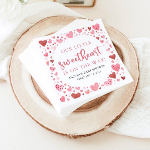 Pink Little Sweetheart Valentine's Day Baby Shower