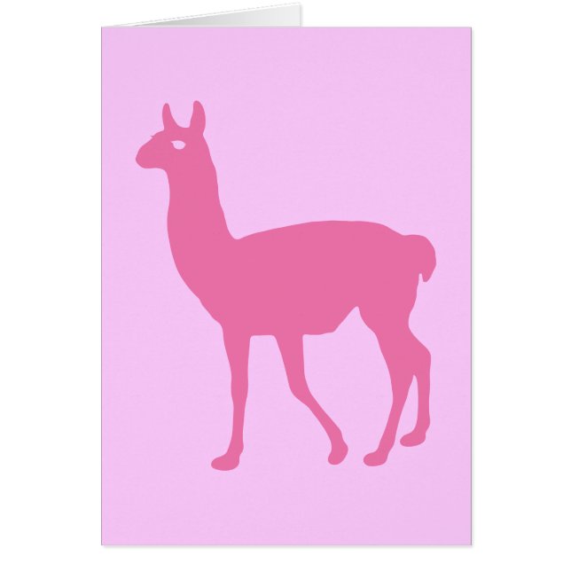Pink Llama Cards (Front)