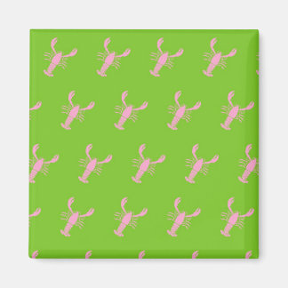 Pink Lobster Magnet