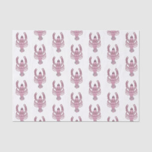 Pink Lobster Roses Rose  Wrapping Paper