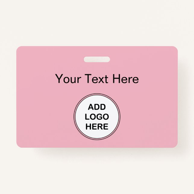 Pink Logo Badges (Front)