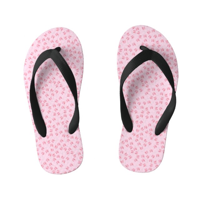Pink Lollipop  Kid's Flip Flops (Footbed)