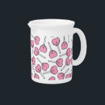 Pink Lollipops, Heart Lollipops, Lollipop Pattern Beverage Pitcher<br><div class="desc">Cute,  fun and adorable pattern with pink lollipops. Modern and trendy gift,  perfect for the candy lover in your life.</div>