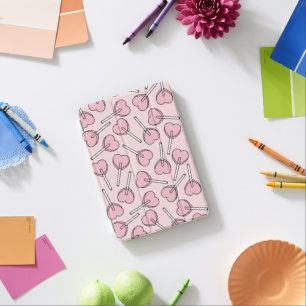 Pink Lollipops, Heart Lollipops, Lollipop Pattern iPad Mini Cover