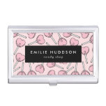 Pink Lollipops, Heart Lollipops, Lolly, Candy Shop Business Card Case