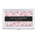 Pink Lollipops, Heart Lollipops, Lolly, Candy Shop Business Card Case