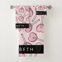 Pink Lollipops, Heart Lollipops, Lolly, Your Name