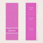 Pink Lollypop Bookmark (Front & Back)