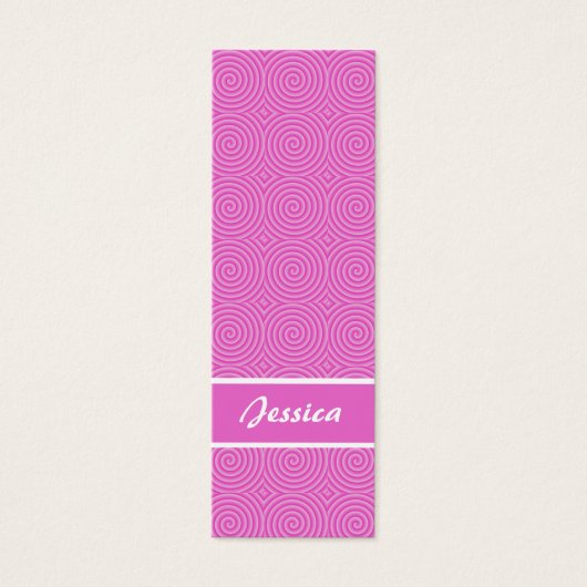 Pink Lollypop Bookmark (Front)