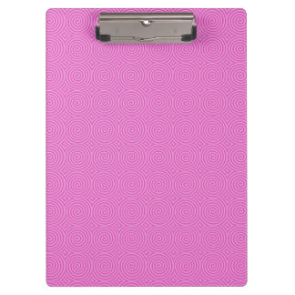 Pink Lollypop Pattern Clipboard