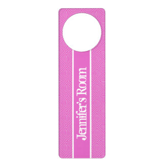 Pink Lollypop Pattern Door Hanger