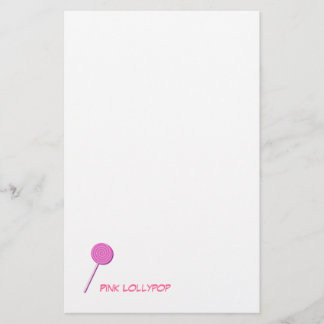 Pink Lollypop Stationery