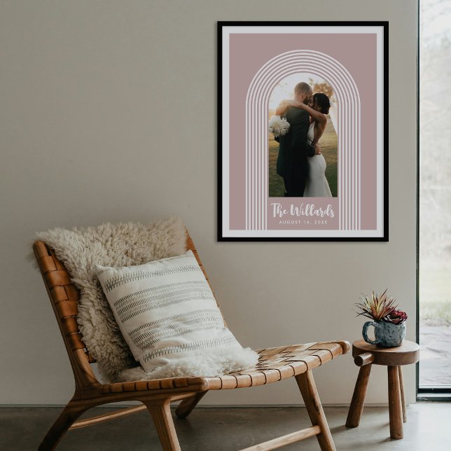 Pink Lombard Lines Arch Custom Photo Art Print (Creator Uploaded)
