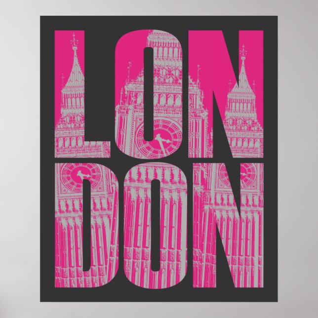 Pink London Poster (Front)