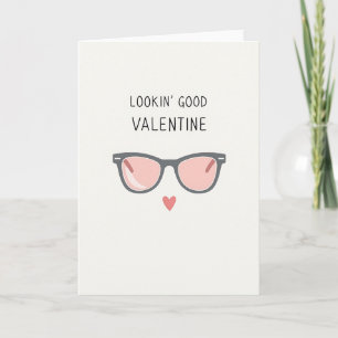 Pink Looking Good Valentine Card