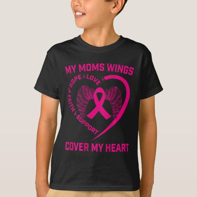 Pink Loss Of Loved One Mother Mom Breast Cancer Ck T-Shirt (Front)