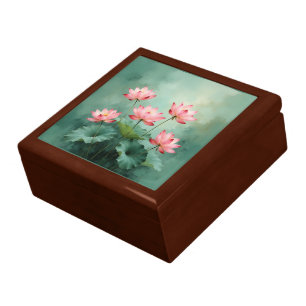 Pink Lotus Artwork  Gift Box