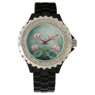 Pink Lotus Artwork  Watch