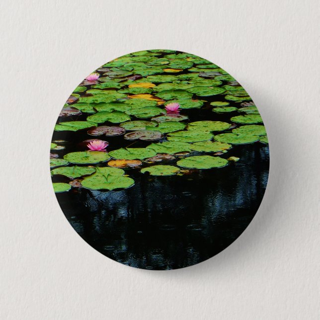 pink lotus black button (Front)