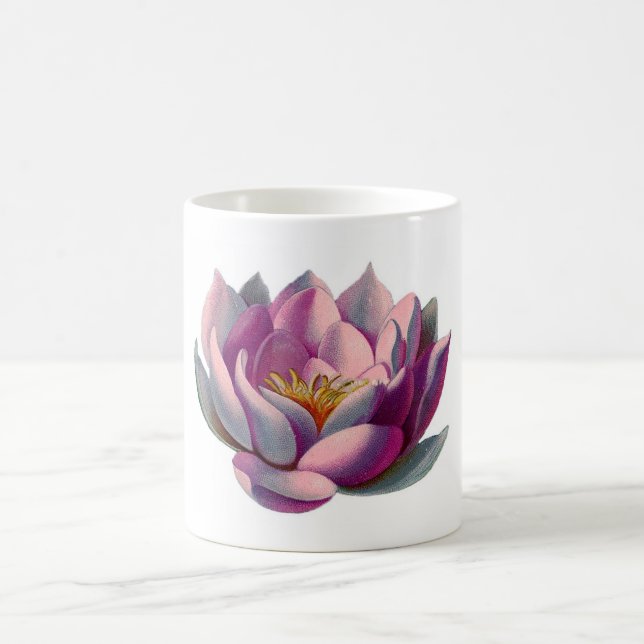 Pink Lotus Blossom Coffee Mug (Center)
