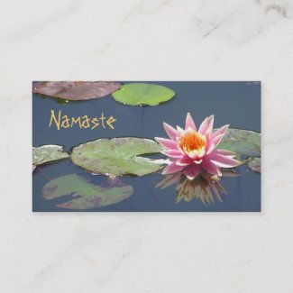 PINK LOTUS BLOSSOM & REFLECTION