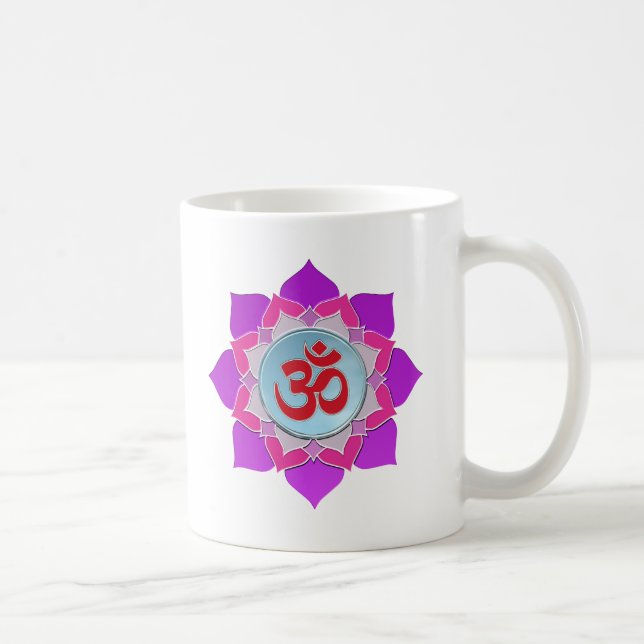 Pink lotus coffee mug (Right)