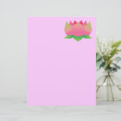 Pink Lotus Flower (Standing Front)