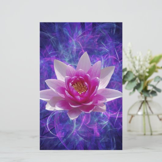 Pink lotus flower and meaning (Standing Front)